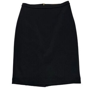 The Limited Black Pencil skirt slit in back business office professional 2